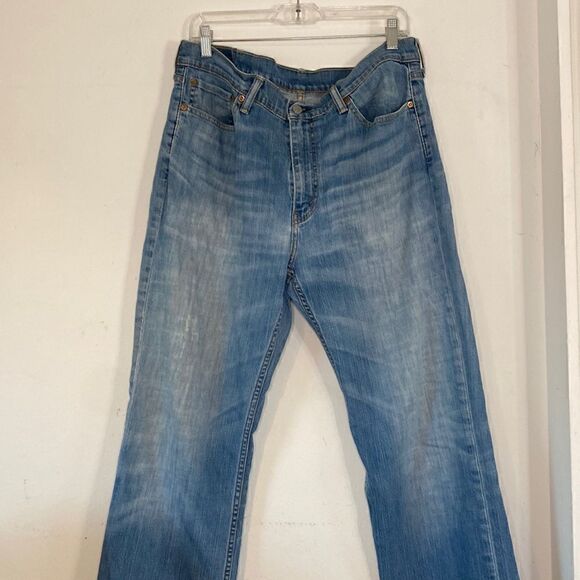 Mens Levis 514 Straight Fit Blue Jeans - Picture 11 of 11